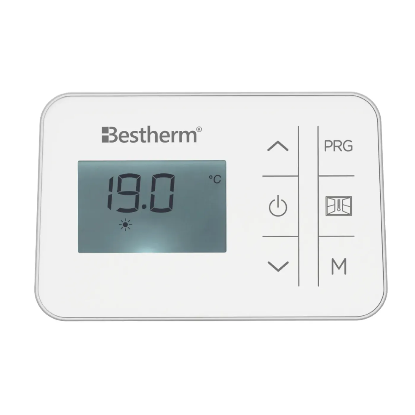 BESTHERM Elektrische Keramische Warmteopslagradiator - - Wandmodel - 2000 W - Wit - Alba