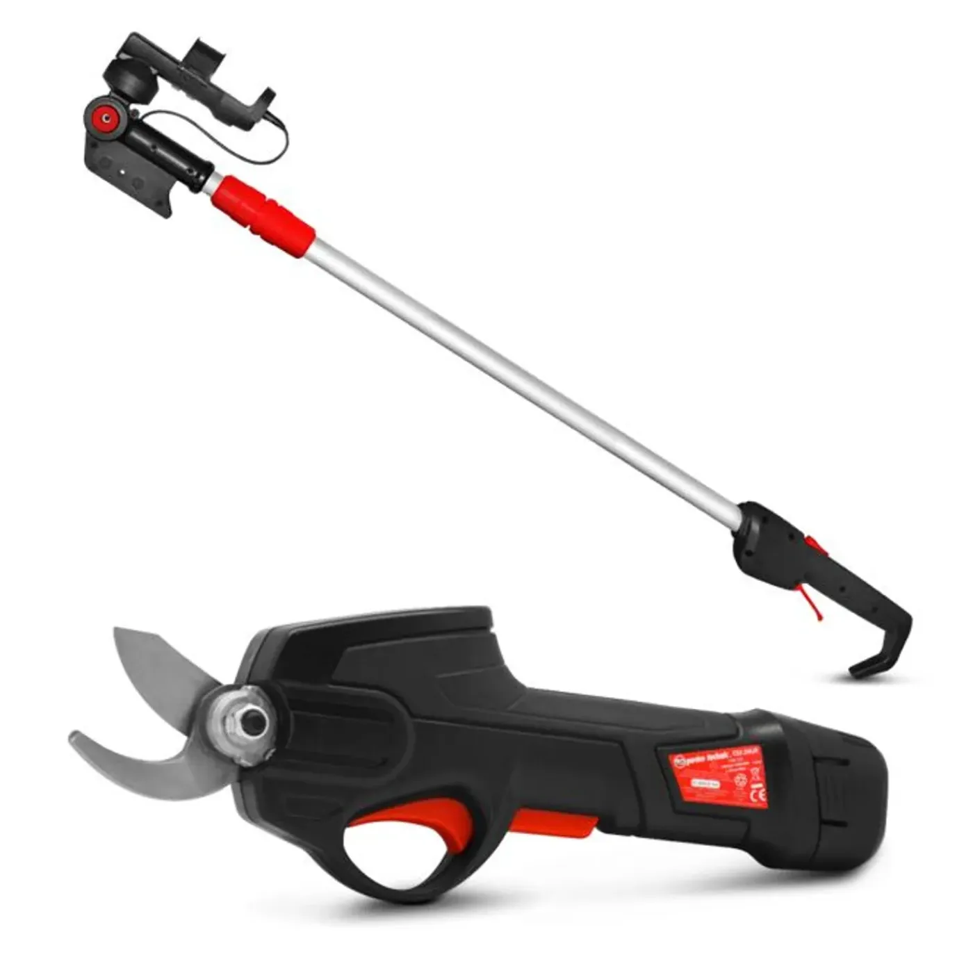 ELEM TECHNIC Oplaadbare Snoeischaar - Elem - Cs7.2vlit-23 - 7.2v Lithium Met Telescop