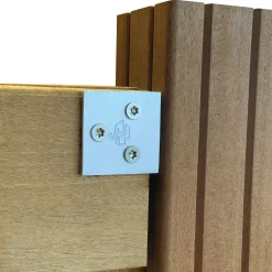 Elephant hoekstukken + schroeven voor houten tuinschermen Forte