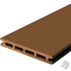 Elephant Vlonderplank - Houtcomposiet - Vlak / Semi-ribbel - 225x14,5x2,1cm