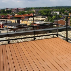 Elephant Vlonderplank - Houtcomposiet - Vlak / Semi-ribbel - 225x14,5x2,1cm
