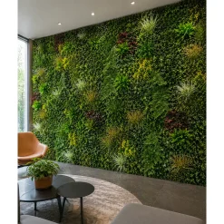 Eleson Kunsthaag Mos Paneel Tropical Bloom 100x100 Cm