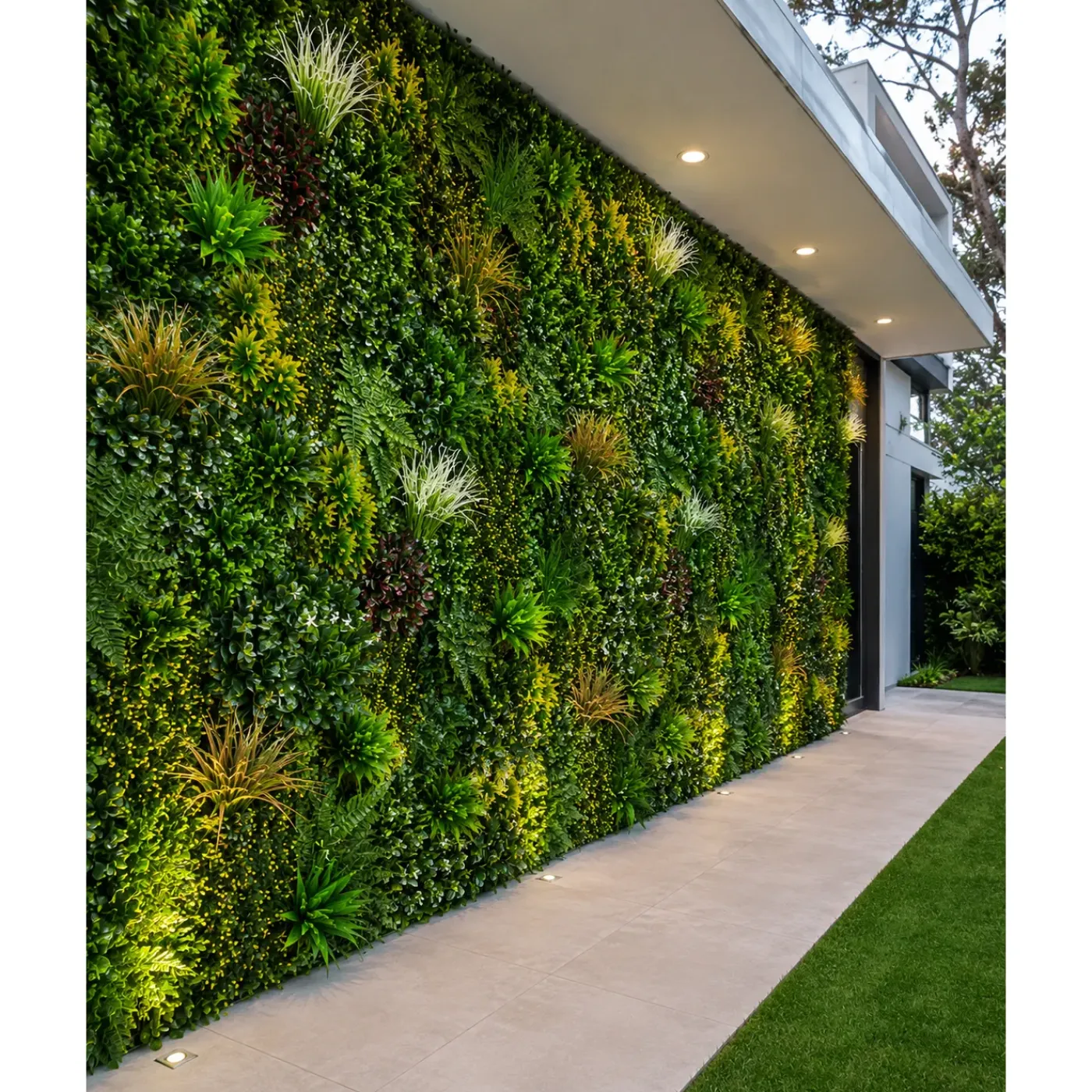 Eleson Kunsthaag Mos Paneel Tropical Bloom 100x100 Cm