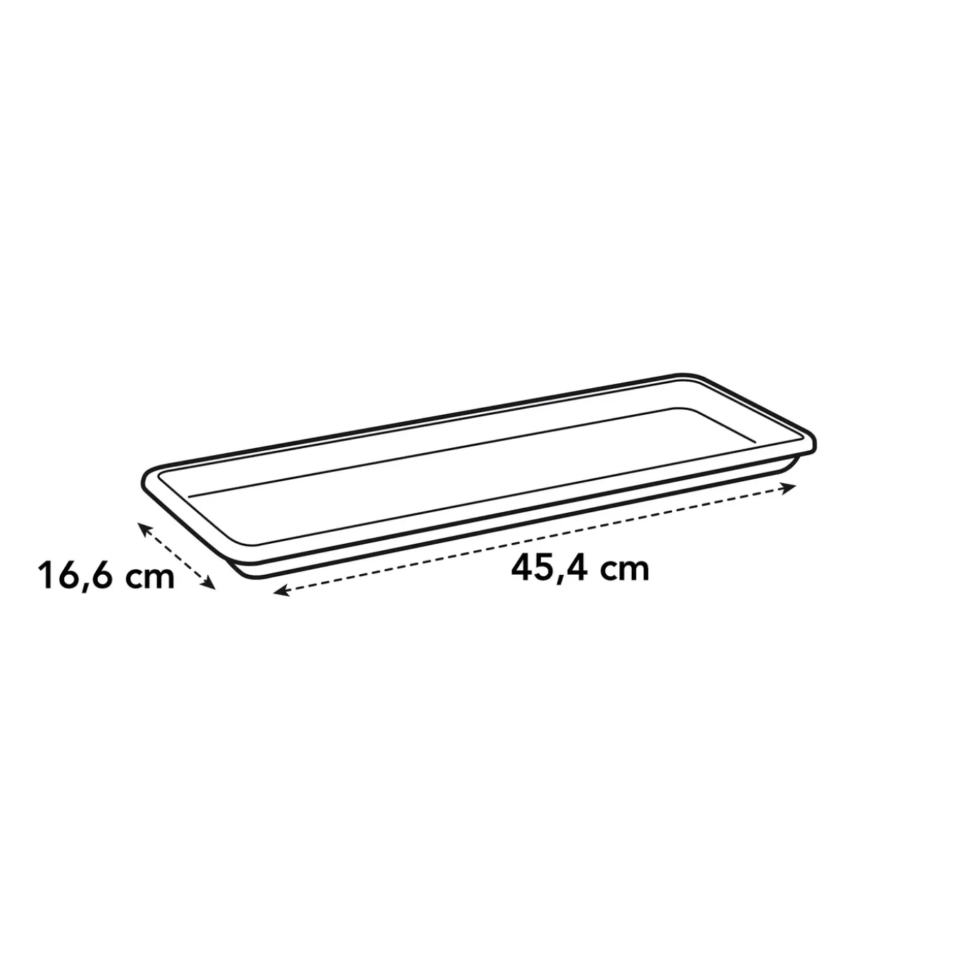 Elho balkonbak Barcelona schotel 50cm taupe