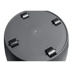 Elho Bloempot Brussels Rond Wielen - Kunststof - Antraciet - Diam.47xH43cm