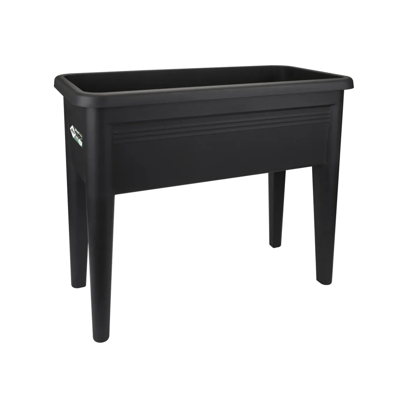 Elho Moestuinbak Green Basics XXL - Gerecycled Plastic - Zwart - 36,5x75,5x65,1cm