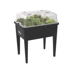 Elho Moestuinbak Green-Basics Super-XXL - Gerecycled-Plastic - Zwart - 56,6x75x22,3cm