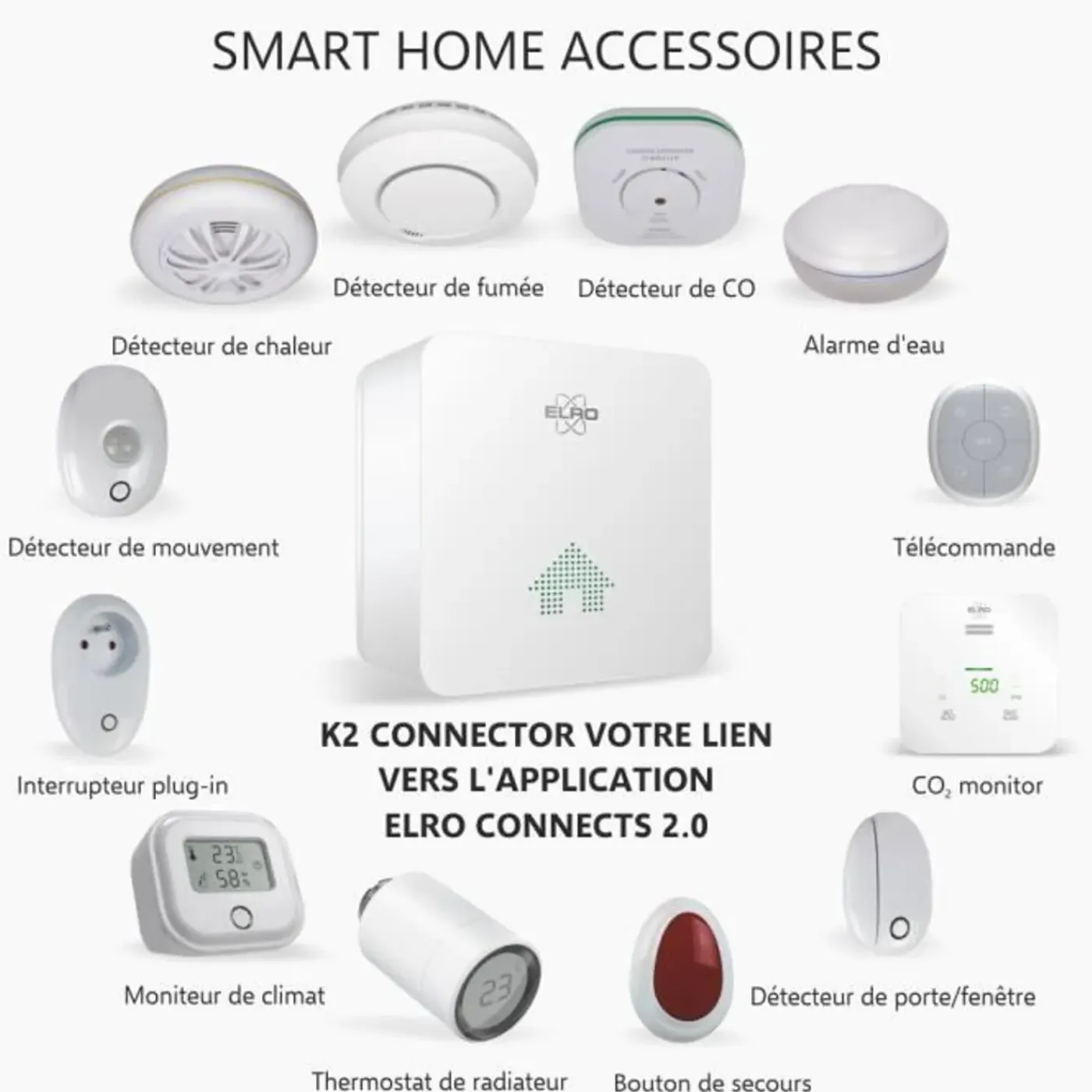 ELRO - K2 Sf50ga-connector - Compatibel Met Alle -connectorproducten