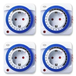 Elro - Ti1000-4 Mechanische Timer - Compact En Veilig, Voor Binnengebruik - 3600w