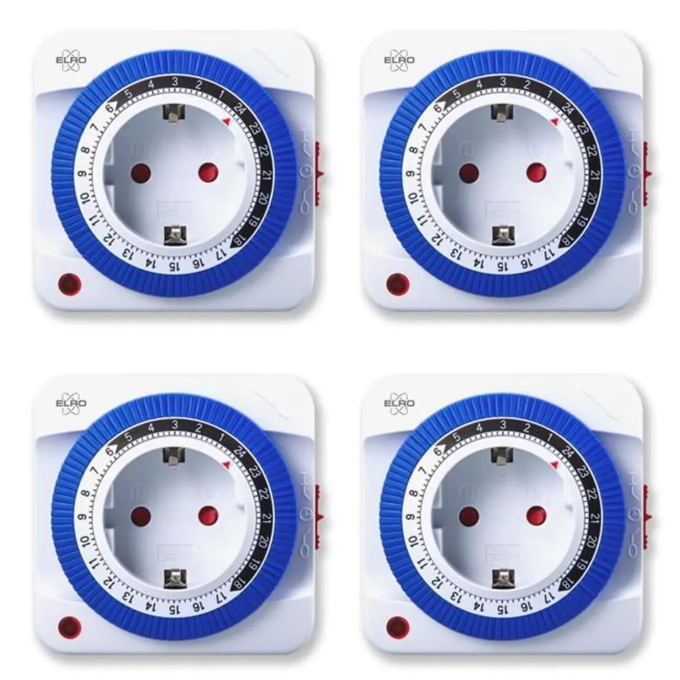 Elro - Ti1000-4 Mechanische Timer - Compact En Veilig, Voor Binnengebruik - 3600w