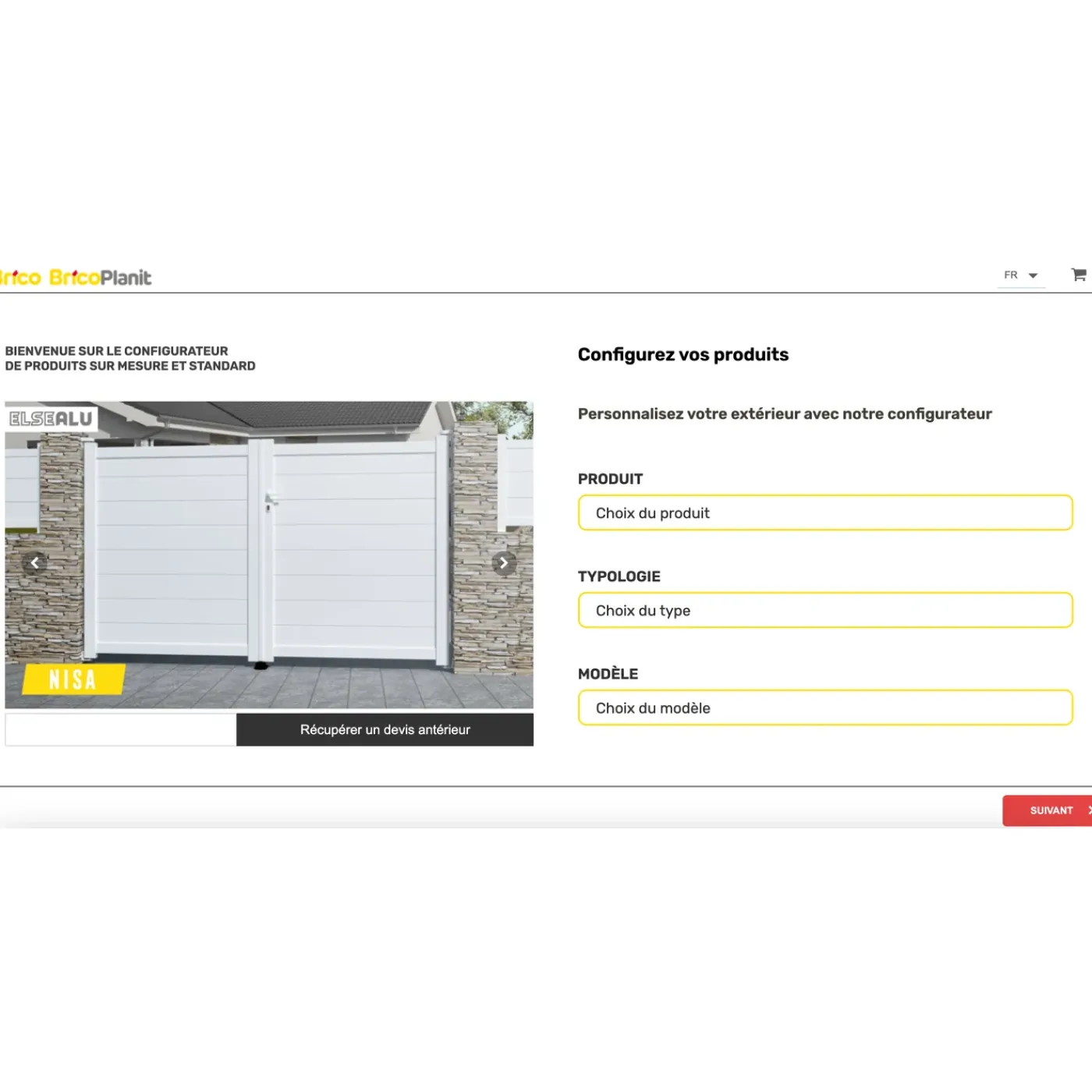 Elsealu dubbele draaipoort Nisa aluminium 300x182cm