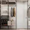 Emuca Kit Van Beugelset Voor 1 Houten Plank, 1 Module En 1 Ophangstang, Lengte 1m Zero, Zamak
