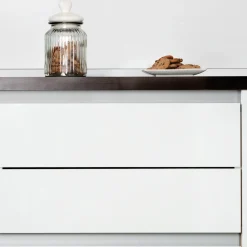 Emuca Kit Van 2 Gola Bovenprofielen Voor Keukenmeubelen, Lengte 2,35mm, Met Beslag, Aluminium