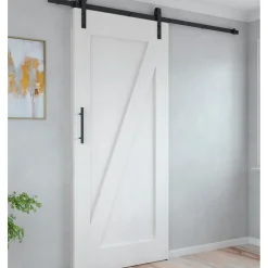 Emuca Kit Van Hardware Kit Voor Een Barn Houten Hangschuifdeur, Met Zachte Sluiting