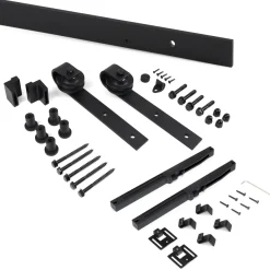 Emuca Kit Van Hardware Kit Voor Een Barn Houten Hangschuifdeur, Met Zachte Sluiting