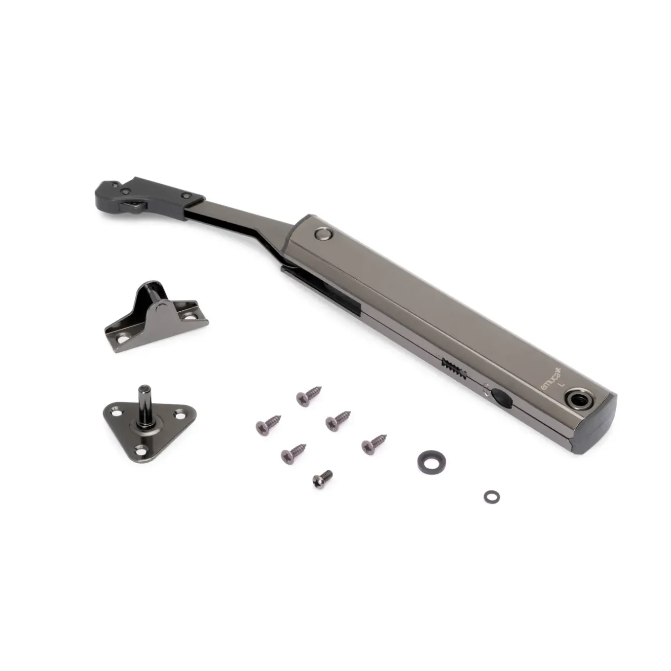 Emuca Kompas Voor Hefdeuren Altius One, Krachtbereik 576-959, Staal, Titanium