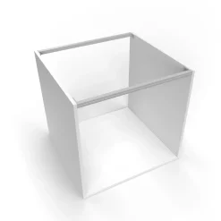 Emuca Lot Van 4 Albeam Keukenmeubeldwarsbalken, Met Opschroefbare Accessoires, Aluminium En Plastic