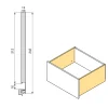 Emuca Outdoor Vertex 3d 60kg Ladehoogte 242mm, Diepte 450mm, Staal, Antracietgrijs