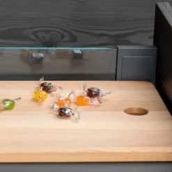 Emuca Outdoor Vertex 40kg Glaszijdige Lade 93mm Hoog, 450mm Diep, Staal En Aluminium En Glas