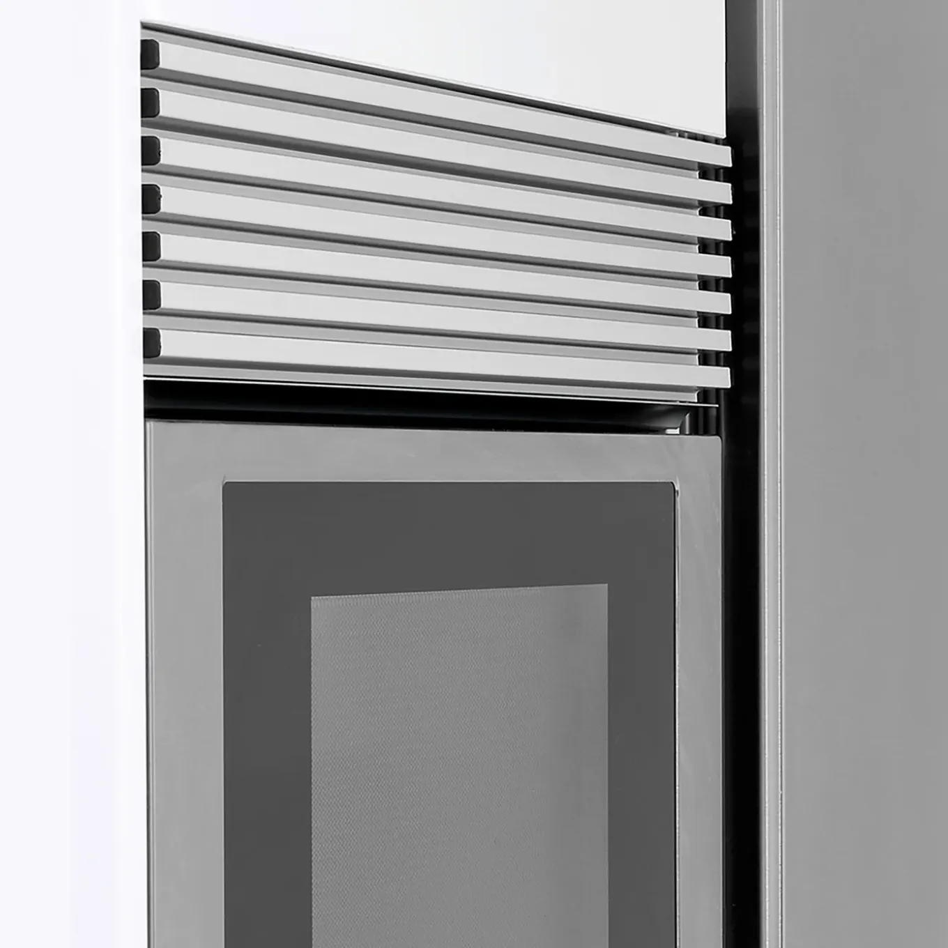 Emuca Ovenventilatierooster, Module 600mm, Plastic En Aluminium, Matt Geanodiseerd