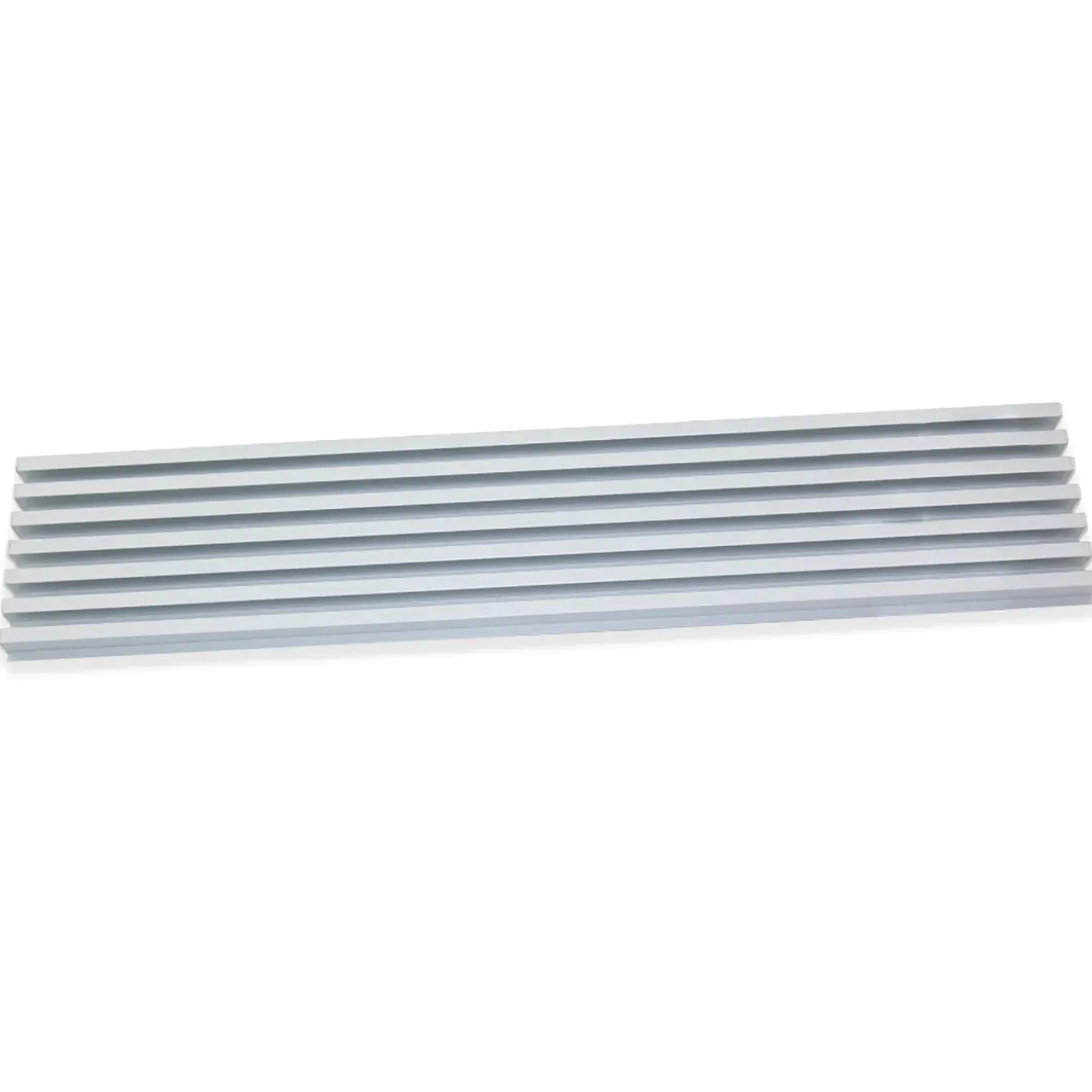 Emuca Ovenventilatierooster, Module 600mm, Plastic En Aluminium, Matt Geanodiseerd