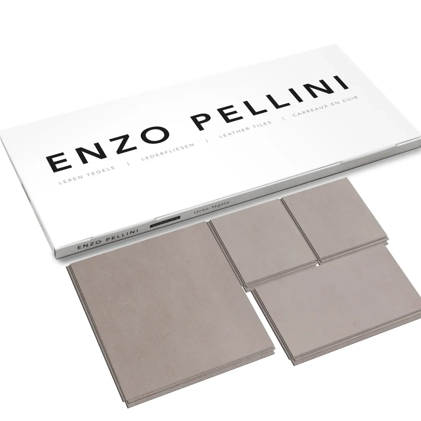 Enzo Pellini wandtegel Frost mix - Leer - Zelfklevend - Diverse afmetingen - 34 stuks