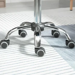 Ergonomische Zadelkruk Kunstleer Amazonekruk In Hoogte Verstelbaar 54-69cm - Zwart