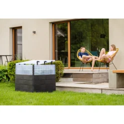 GARANTIA Ergo Quadro Turboplus L 80 Hoogbed, Stone - Incl. Flora Waterbesparingssysteem -