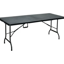 Erro Klaptafel - 180cm - Zwart - Houtlook