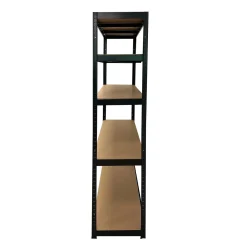 Erro Stellingkast Zwart - 120cm Breed - Metalen Opbergrek - 176x120x40