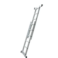Escalo Combinatie Stelling-Ladder Multi+ - Aluminium - 2x6 treden - 1,47x0,40m
