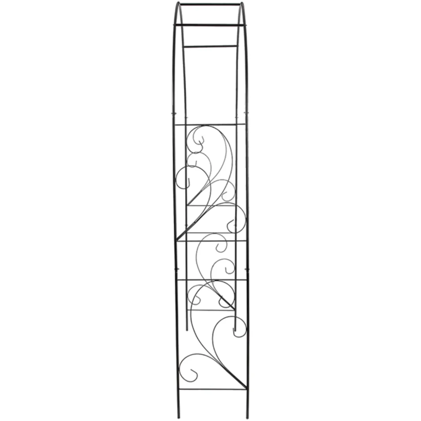 Esschert Design Rozenboog Krul - Zwart - Metaal - 134 X 220 Cm - Klimrozen/planten