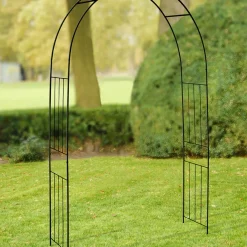 Esschert Design Rozenboog - Zwart - Metaal - 134 X 220 Cm - Klimrozen/planten