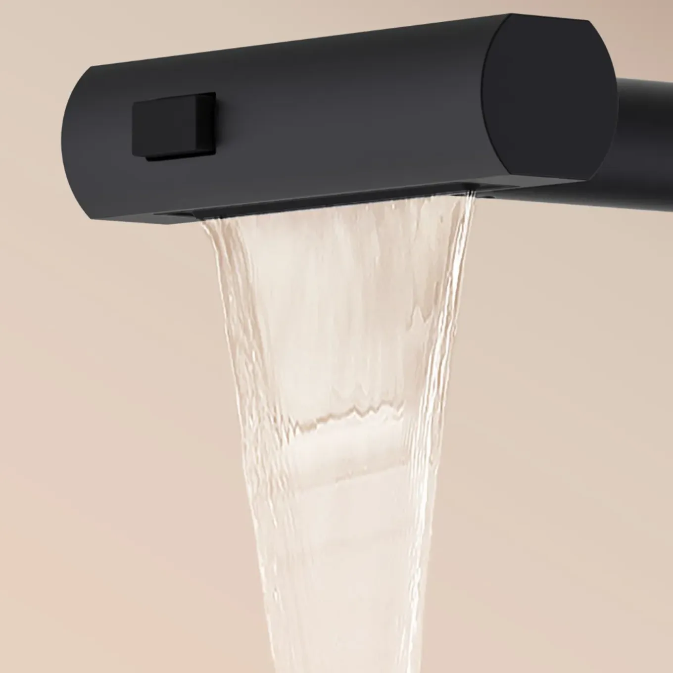 Essebagno Esserain wastafelmengkraan met uittrekbare handdouche in mat zwart