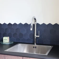 EsseBagno keukenkraan Portofino met uittrekbare douchekop chroom