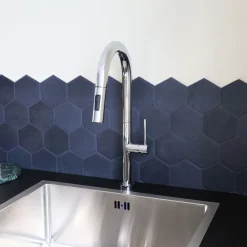 EsseBagno keukenkraan Portofino met uittrekbare douchekop chroom