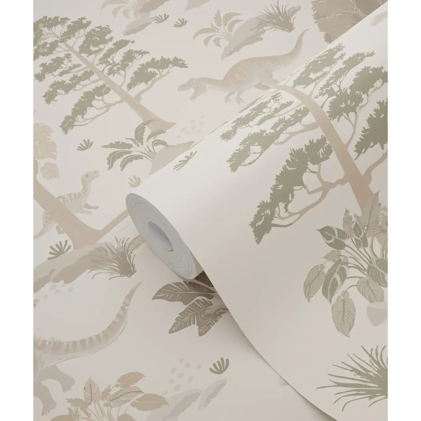 Estahome Behang Dinosaurussen Lichtbeige - 50 X 900 Cm - 132175