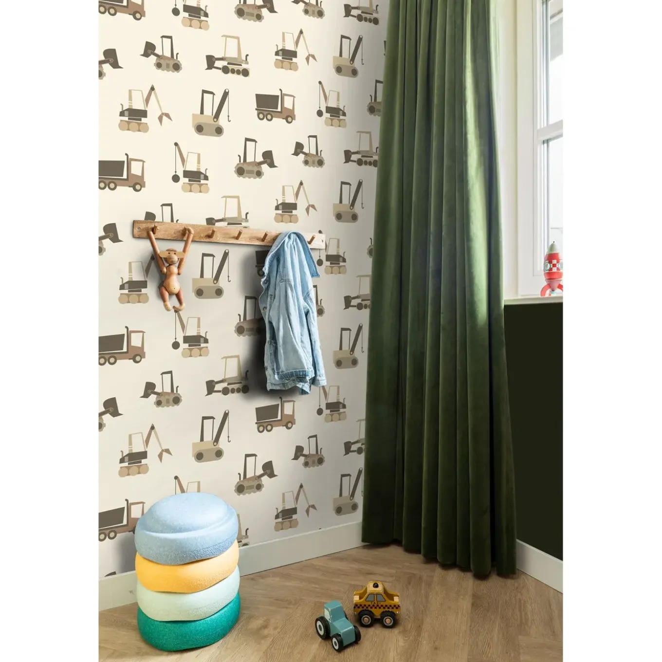 Estahome Behang Voertuigen Beige En Bruin - 50 X 900 Cm - 132245