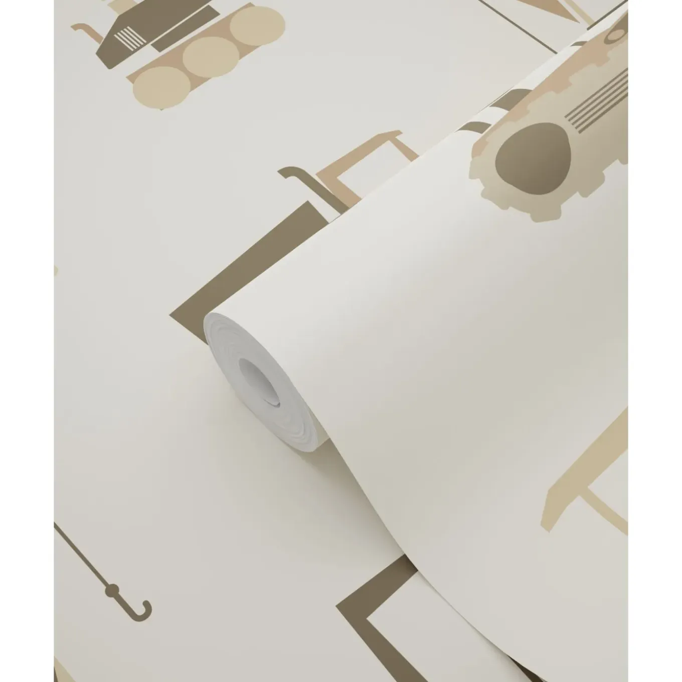 Estahome Behang Voertuigen Beige En Bruin - 50 X 900 Cm - 132245