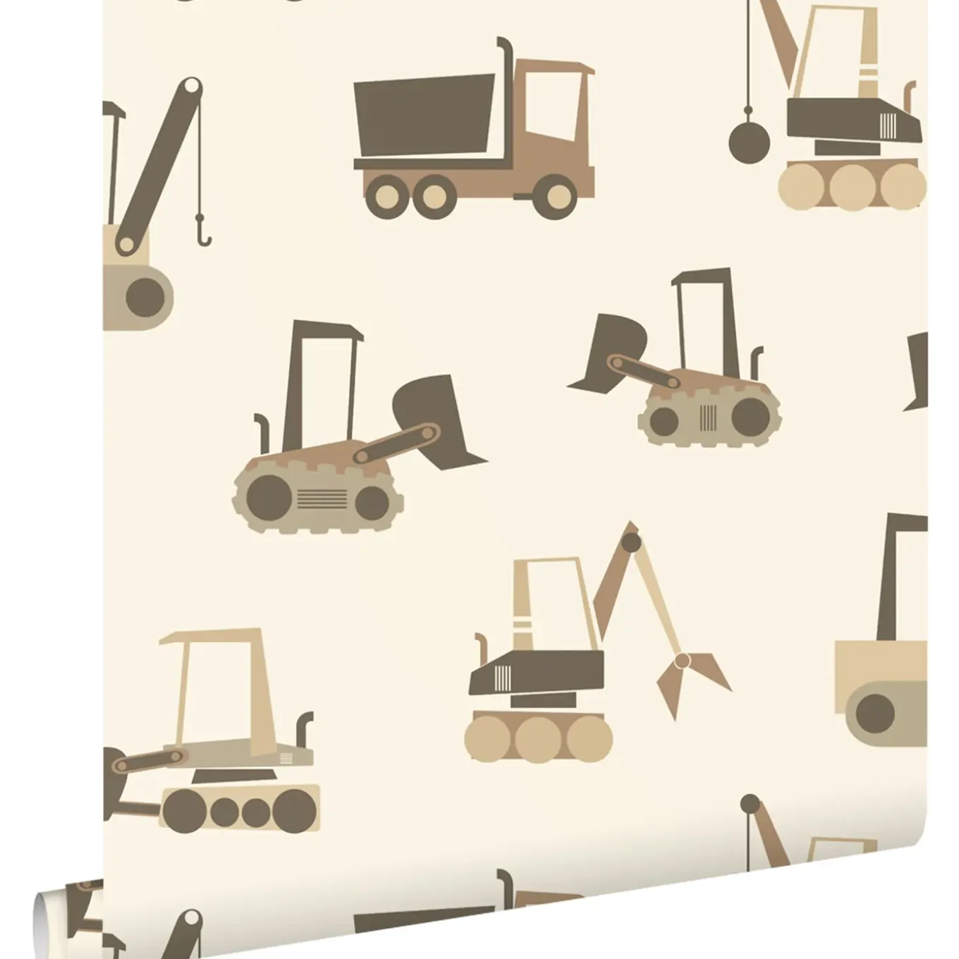 Estahome Behang Voertuigen Beige En Bruin - 50 X 900 Cm - 132245