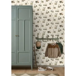 Estahome Behang Voertuigen Beige En Bruin - 50 X 900 Cm - 132245