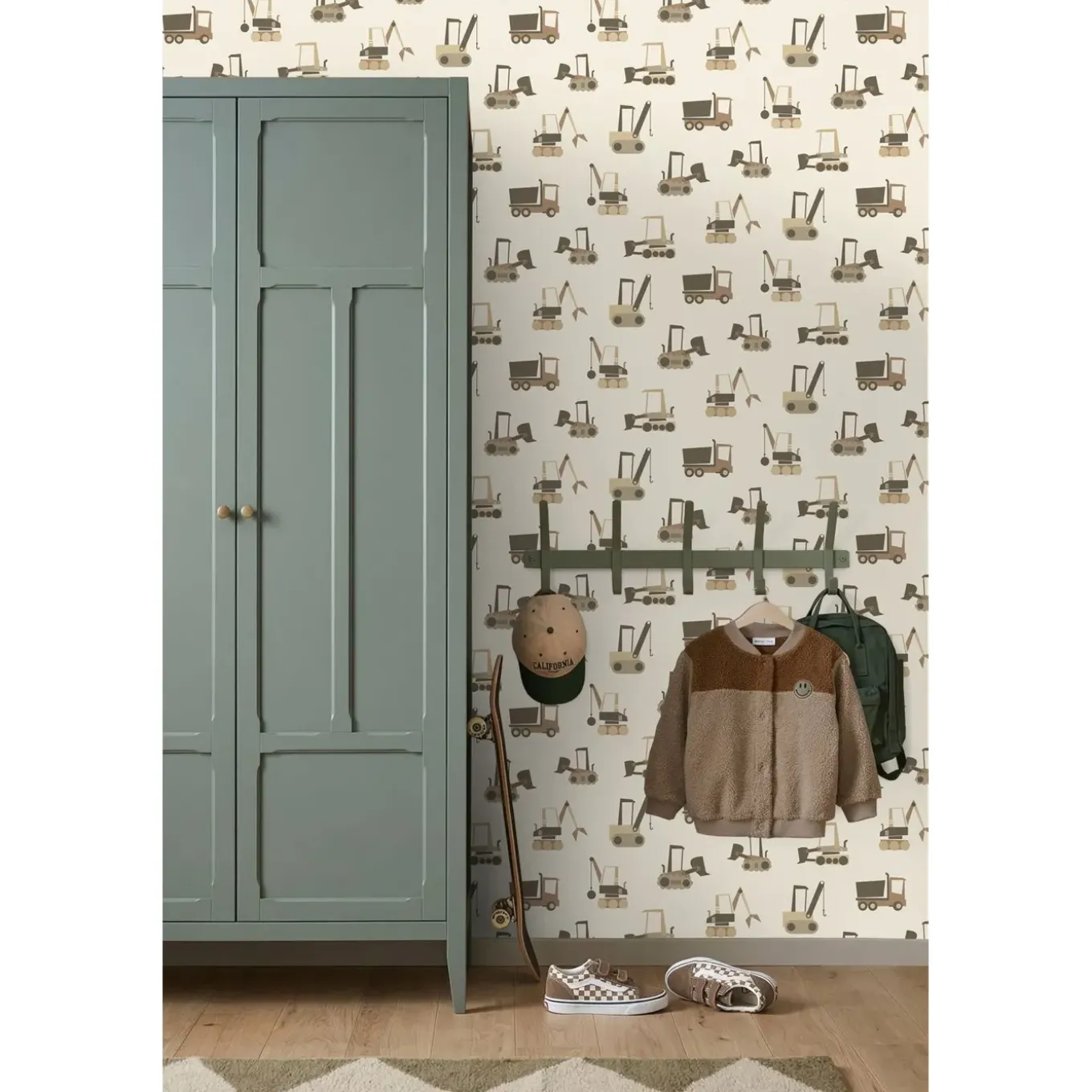 Estahome Behang Voertuigen Beige En Bruin - 50 X 900 Cm - 132245