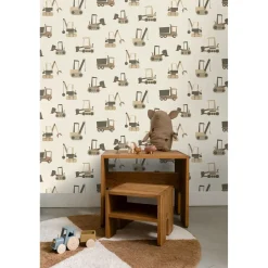 Estahome Behang Voertuigen Beige En Bruin - 50 X 900 Cm - 132245