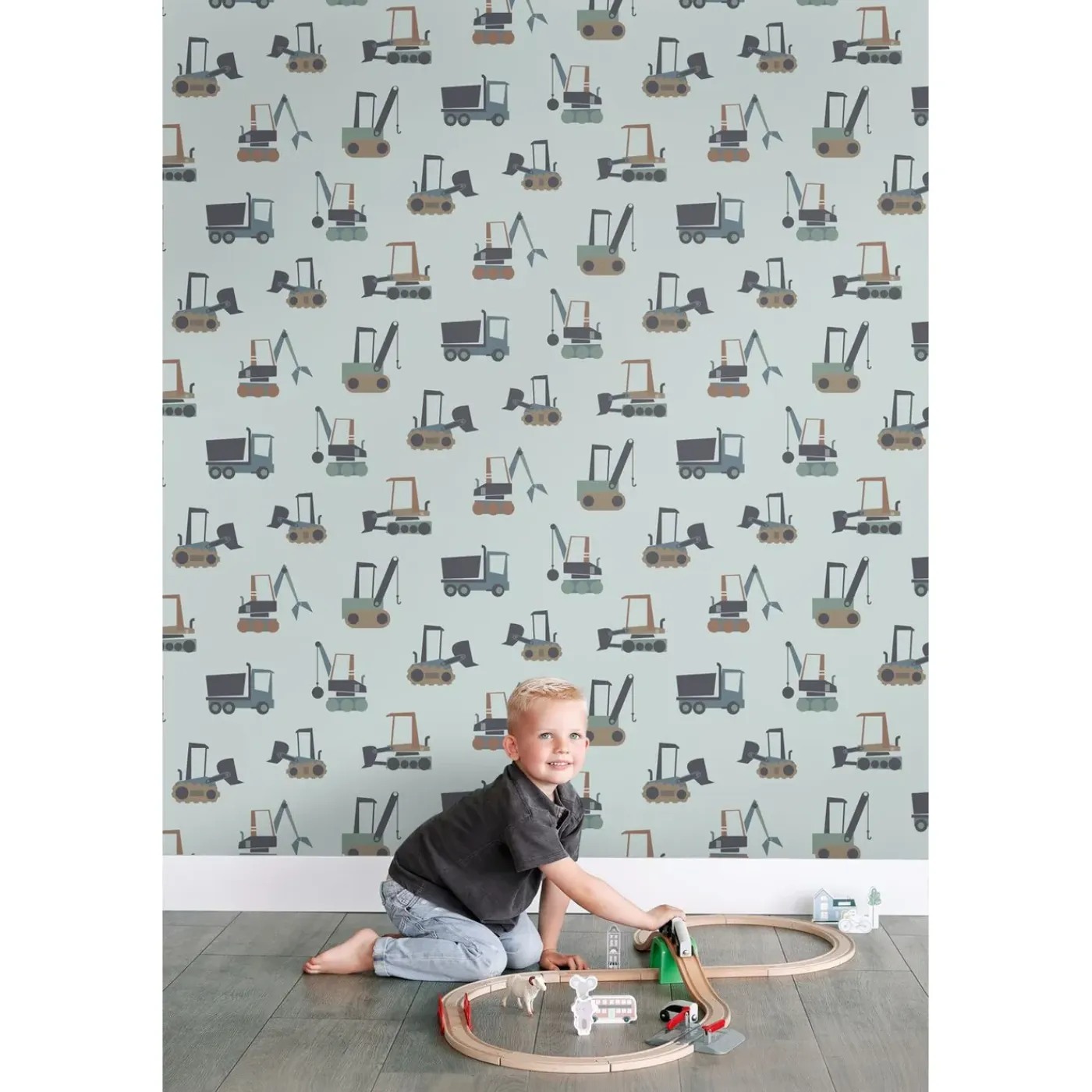 ESTAhome Behang Voertuigen Blauw - 50 X 900 Cm - 132241
