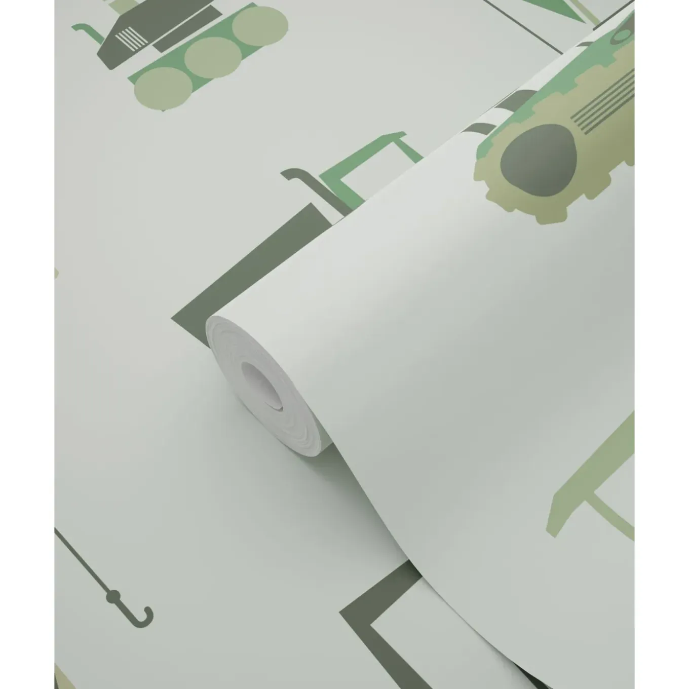 Estahome Behang Voertuigen Groen - 50 X 900 Cm - 132242