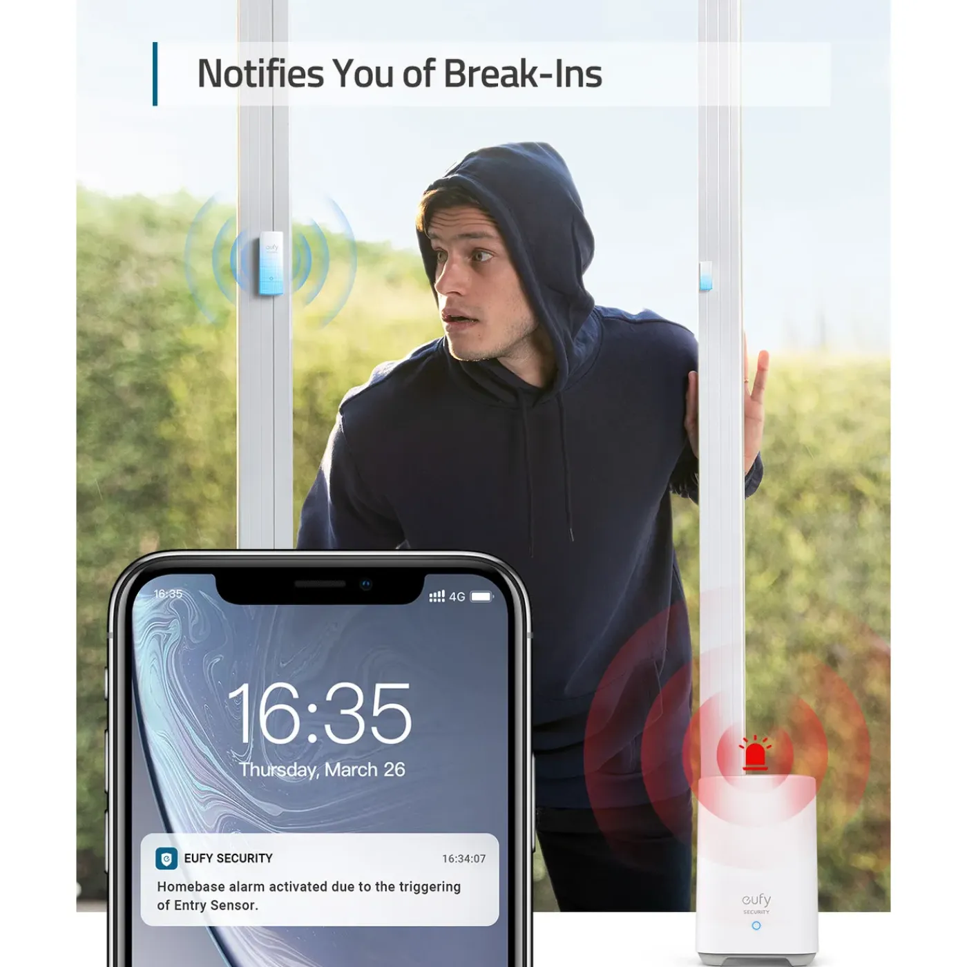 Eufy alarmset Security 5 st