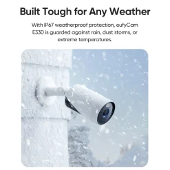 Eufy outdoor beveiligingscamera E330 + Homebase 3 - 1TB HDD 4 st