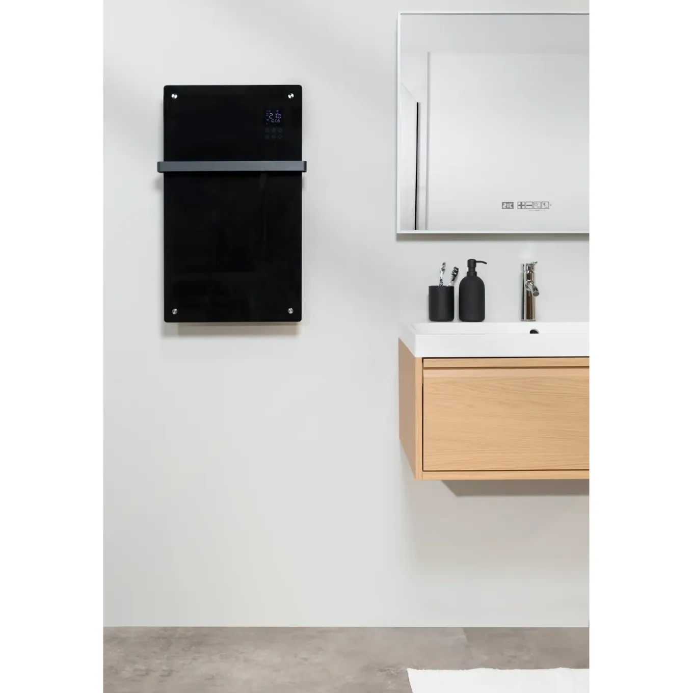 Eurom Alutherm Sani 1200 Black Glas