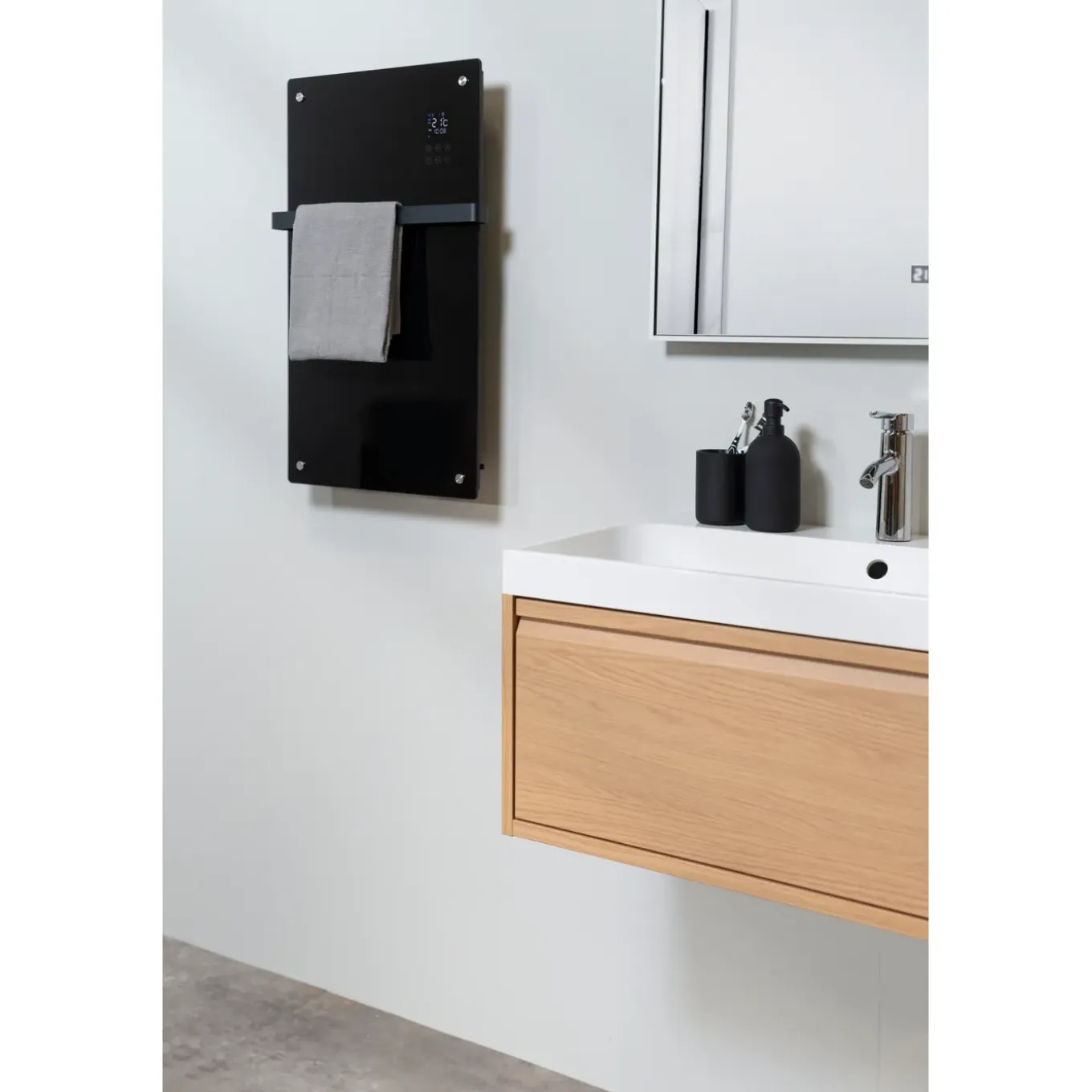 Eurom Alutherm Sani 1200 Black Glas