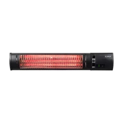 Eurom Terrasverwarmer Golden 2500 Shadow - Wandmontage - 2500W - Zwart